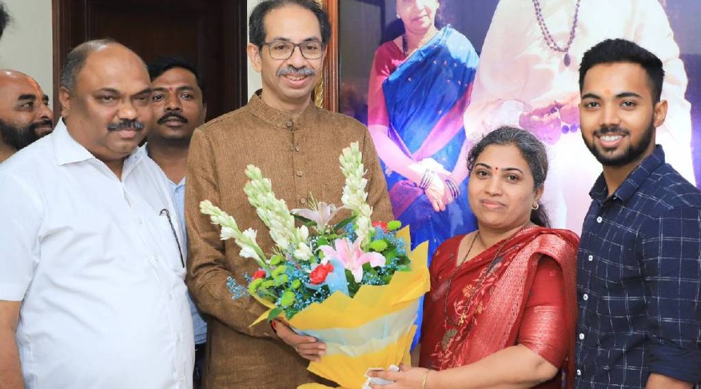 Uddhav Thakrey and rutuja Latke