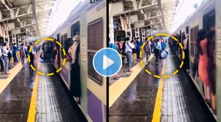 Man falls from overcrowded local train in mumbai