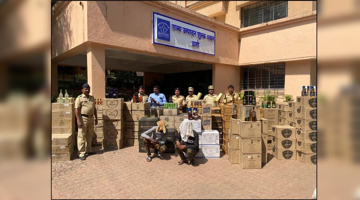Liquor stock worth Rs 43 lakh seized in bhiwandi thane