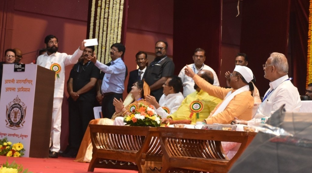 Chief Minister Eknath Shinde quickly cleared the arrears of Nandurbar Municipality Chief Minister Eknath Shinde quickly cleared the arrears of Nandurbar Municipality