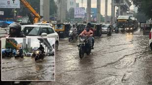 pune heavy rain impact on traffic