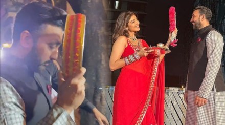 raj kundra shilpa shetty karva chauth