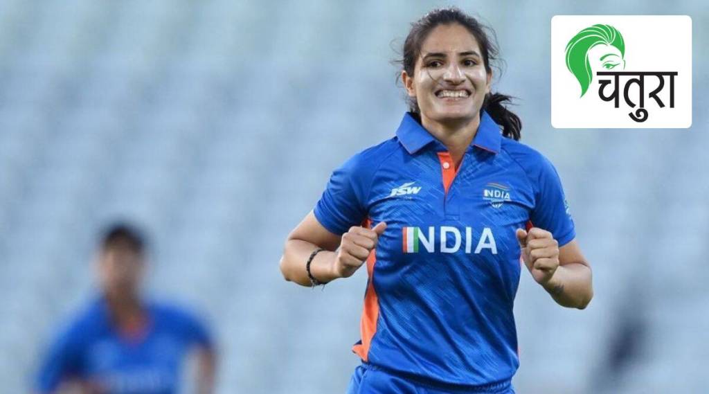 Indian Cricket Team's rising star Renuka Singh Thakur Indian Cricket Team's rising star Renuka Singh Thakur