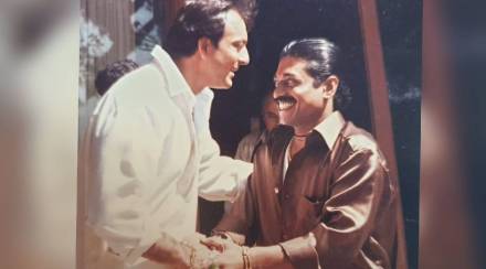 sanjay narvekar on the sets of vaastav sanjay narvekar on the sets of vaastav