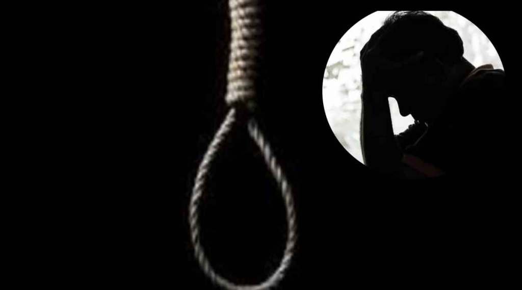 man hangs himself in front of his girlfriend