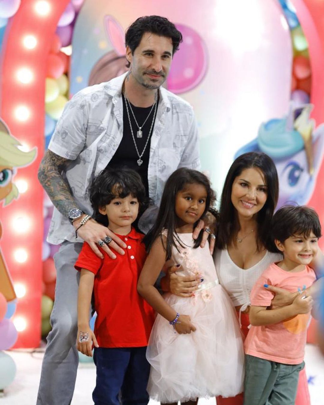 Sunny Leone Daughter Birthday Pics 