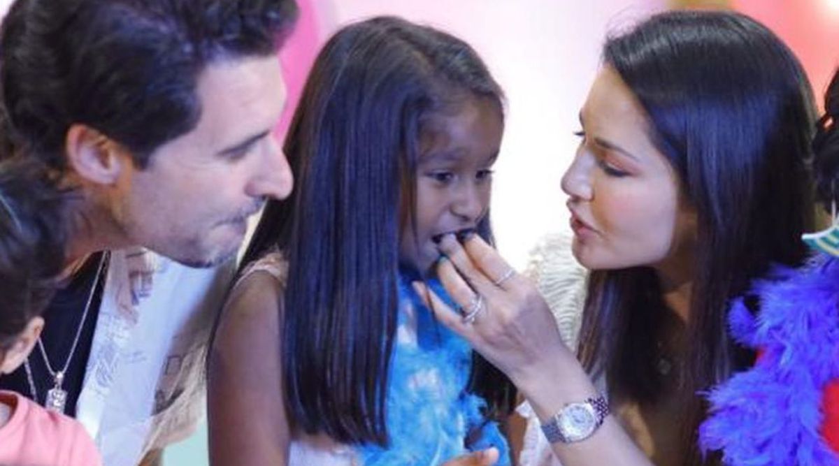 Sunny Leone Daughter Birthday Pics 