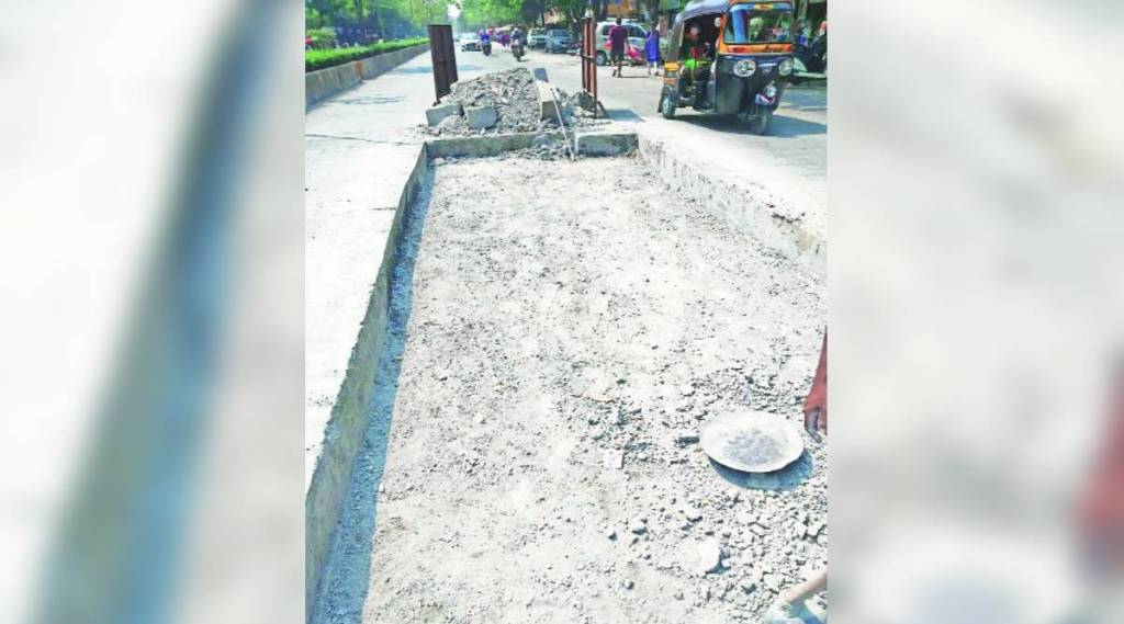 cement road