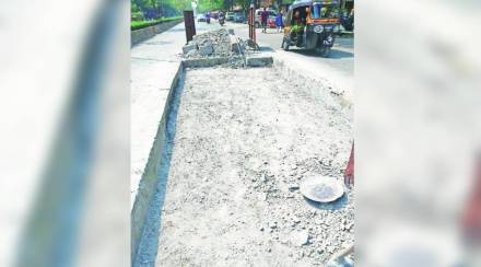 cement road