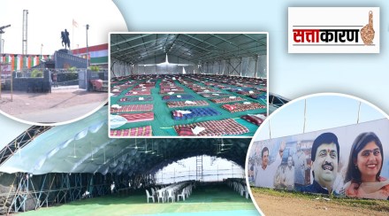 to welcome rahul gandhi bharat jodo yatra 80 kilometre road area decorated with welcome banner, hoardings