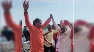 bjp MLA Ashok Uike danced at an party activists wedding