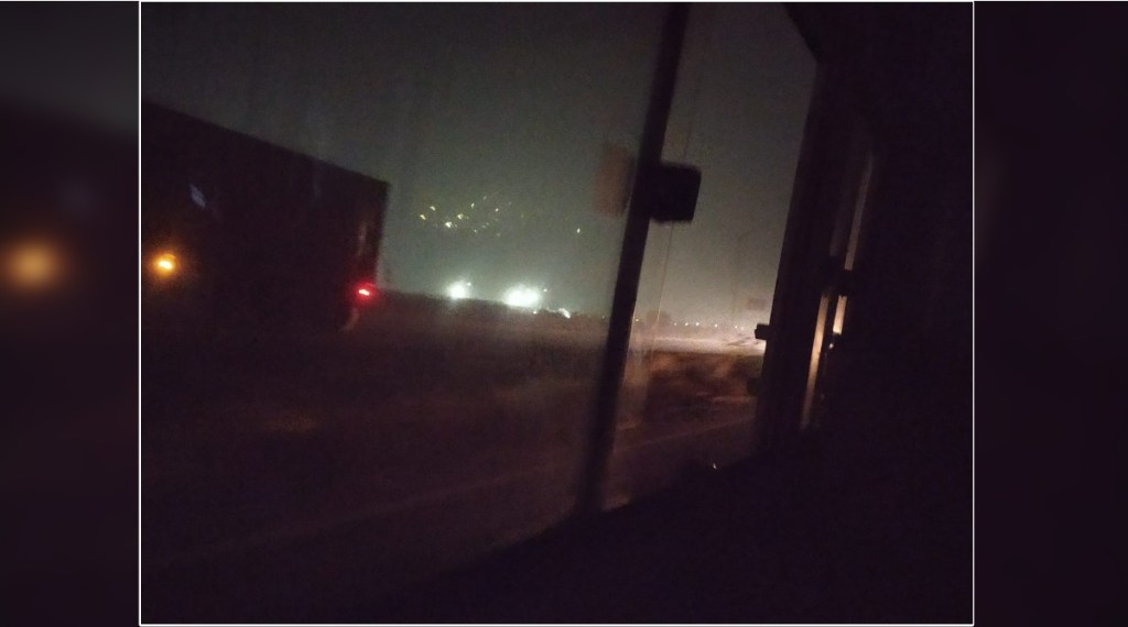 road lights off on Jasai to Karal National Highway navi mumbai