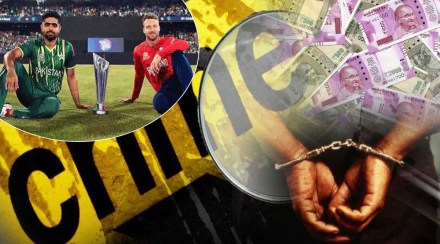 Four people were arrested in navi mumbai for betting during the England vs Pakistan final t20 world cup Four people were arrested in navi mumbai for betting during the England vs Pakistan final t20 world cup