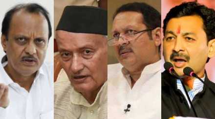 Ajit Pawar Bhagat Singh Koshyari Udayanraje Bhosale Sambhajiraje Chhatrapati