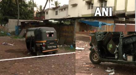 Autorickshaw Explodes In Mangaluru Autorickshaw Explodes In Mangaluru