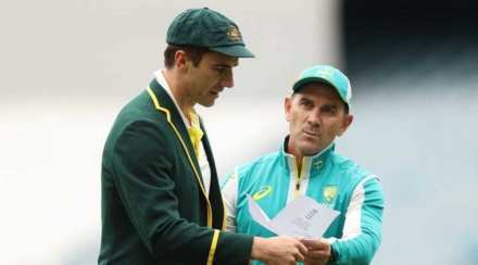 Australia captain Pat Cummins gave a sharp reply to Justin Langer