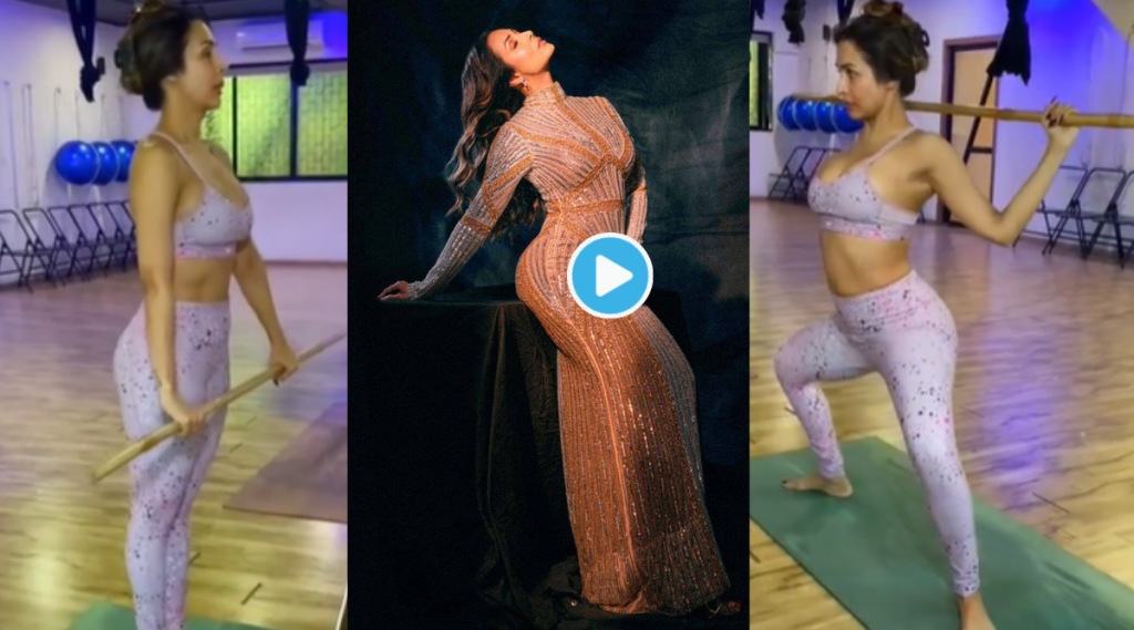 49 year Old Malaika Arora Yoga Pants Video Showing Kathi Yoga Position You Can Try To Reduce Belly Fat