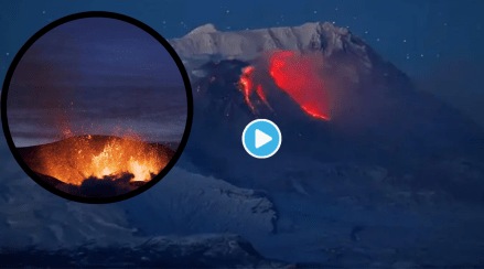 Two Powerful Volcanoes Erupts Lava Fire And Ashes at a Time Shocking Video Went Viral Two Powerful Volcanoes Erupts Lava Fire And Ashes at a Time Shocking Video Went Viral