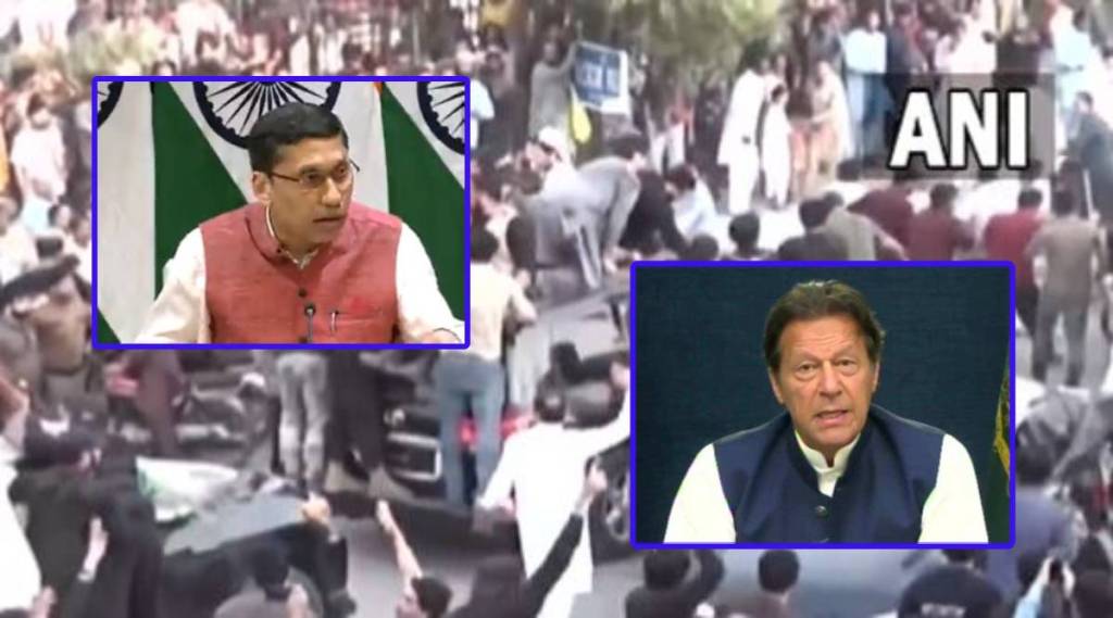 IMRAN KHAN ATTACK INDIA STAND