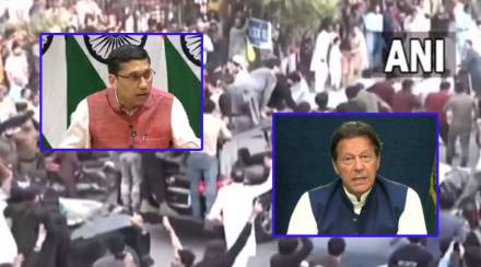 IMRAN KHAN ATTACK INDIA STAND