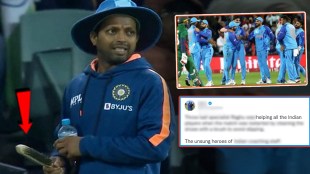 Ind Vs Ban Throw ball specialist Raghu Cleans Shoes Of Indian Players