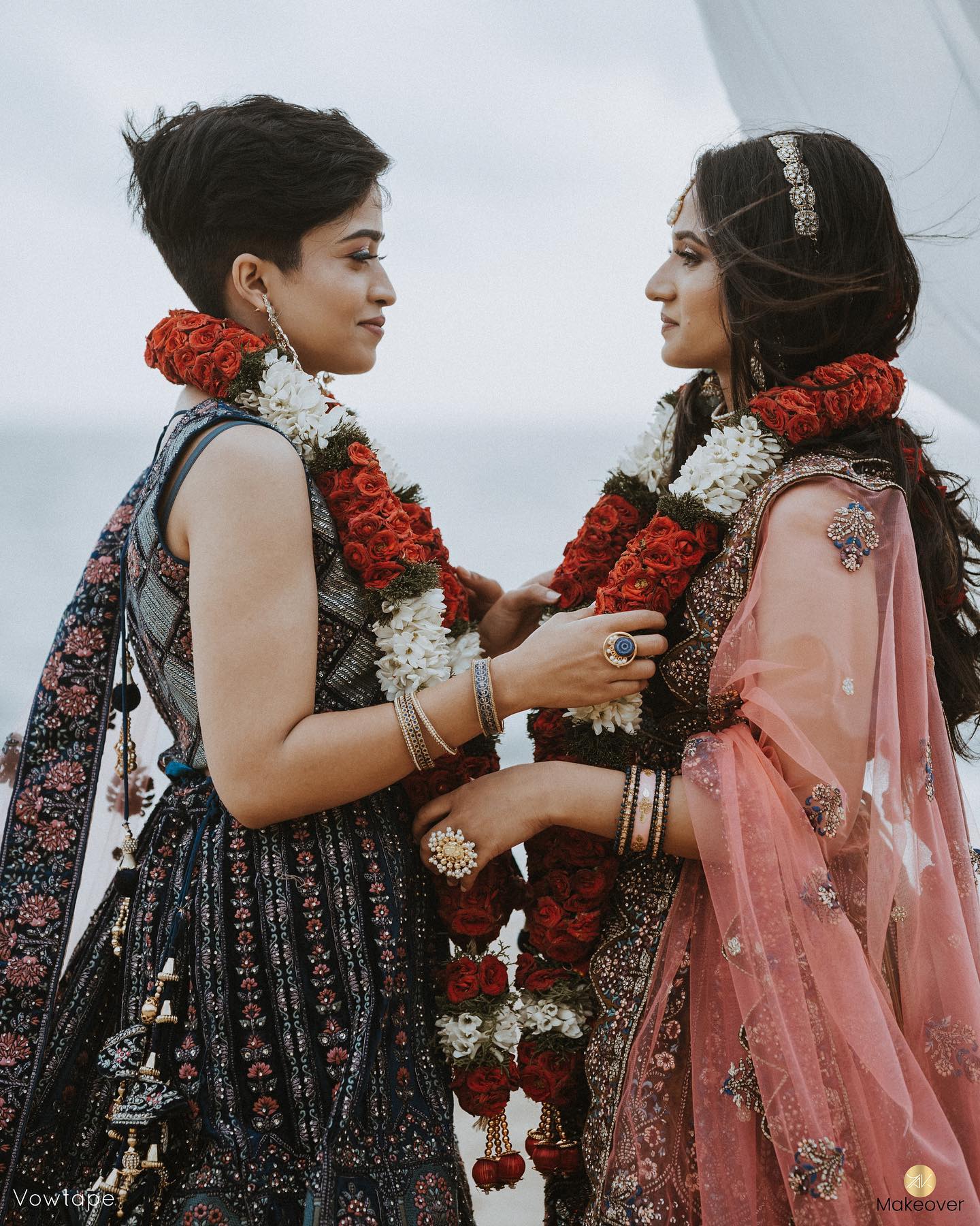 Kerala Lesbian Couple Adhila Nasarin Fathima Noora viral Wedding Photoshoot