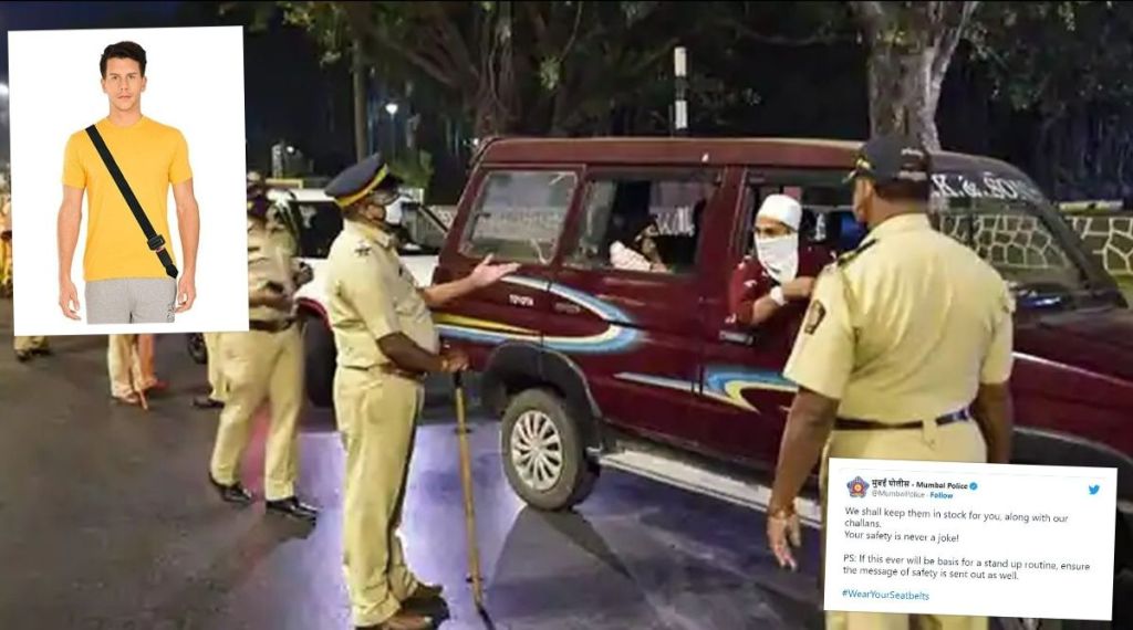 Mumbai Police Seatbelt