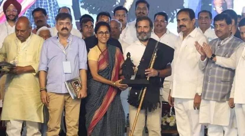 या यात्रेत राष्ट्रवादीचे प्रदेशाध्यक्ष नाना पटोले, आमदार जितेंद्र आव्हाड, काँग्रेसचे प्रदेशाध्यक्ष नाना पटोलेही सहभागी झाले होते. यावेळी राहुल गांधींना विठ्ठल रुक्मिणीची मूर्ती भेट म्हणून देण्यात आली.
