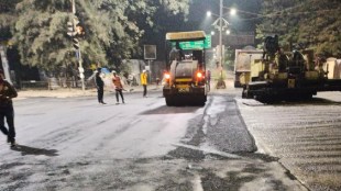 governor and cm the work filling the potholes on roads work accelerated nashik