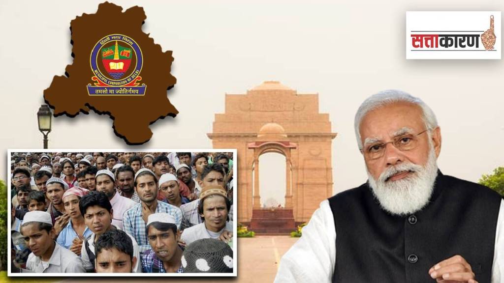 speeding up pm modi strategy to reach out to the poor muslims four candidates from bjp are the delhi municipal elections