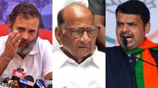 Rahul Gandhi Sharad Pawar Devendra Fadnavis