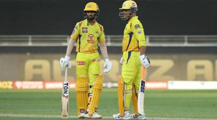 महेंद्रसिंग धोनी आणि ऋतुराज गायकवाड (संग्रहित छायाचित्र-इंडियन एक्सप्रेस)