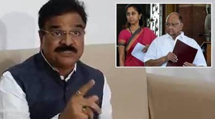 Vijay Shivtare and Supriya Sule