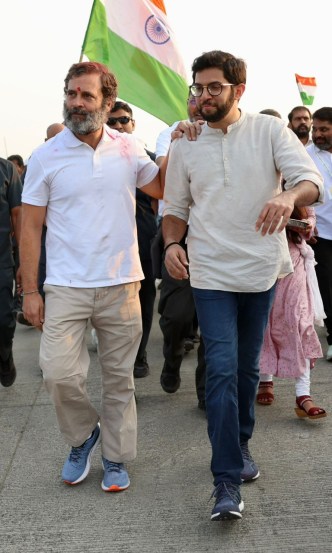 aditya thackeray and rahul gandhi