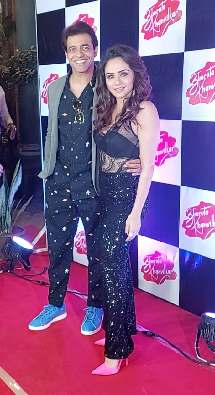 amruta khanvilkar birthday celebration