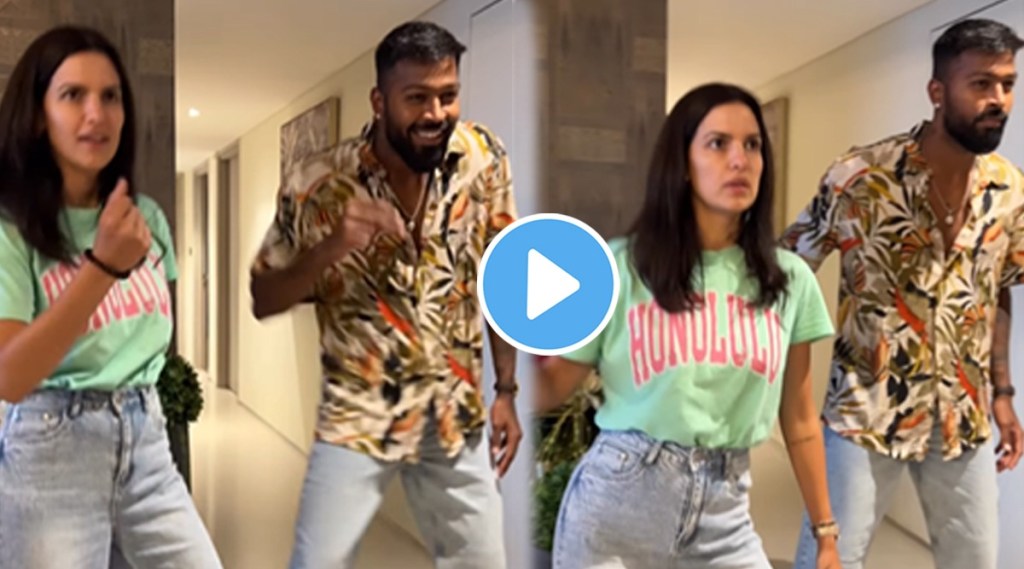 Hardik Pandya is on vacation and taking dance lessons from his wife