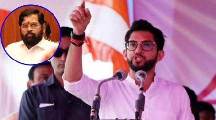 aaditya thackeray eknath shinde