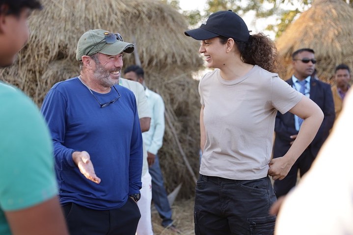 Kangana Ranaut Emergency BTS pictures