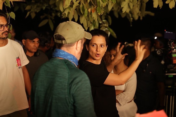 Kangana Ranaut Emergency BTS pictures