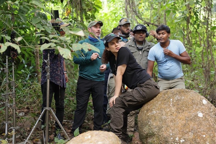 Kangana Ranaut Emergency BTS pictures