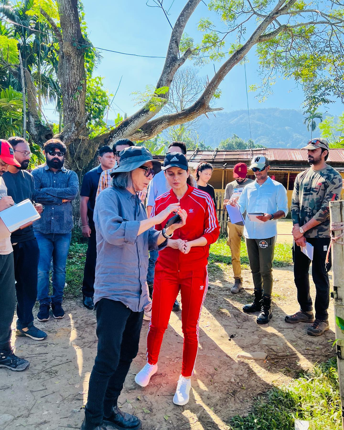Kangana Ranaut Emergency BTS pictures