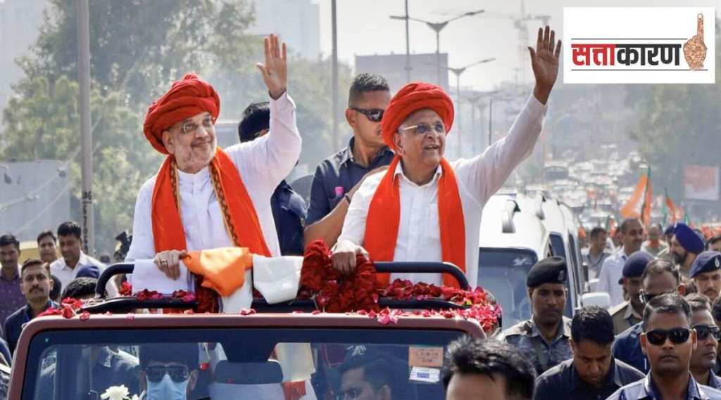 गुजरातमधील भाजपचा प्रचार अस्मिता, ध्रुवीकरणाच्या अपेक्षित वळणावर
