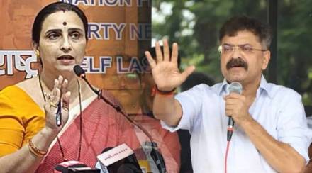 jitendra awhad slams chitra wagh jitendra awhad slams chitra wagh
