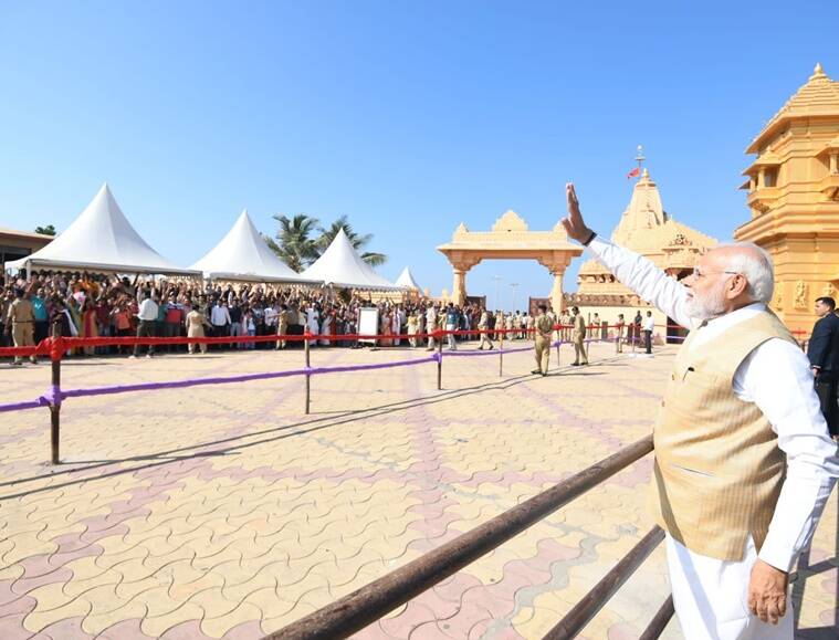 Prime Minister Narendra Modi in Gujarat for Election Campaign