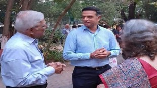Appeared in Pune for a book exhibition based on the life journey of Rahul Dravid's mother
