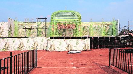 mh jayant patil son wedding ground