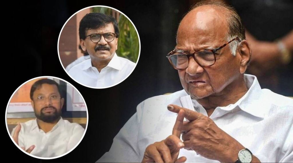 naresh mhaske on sharad pawar sanjay raut