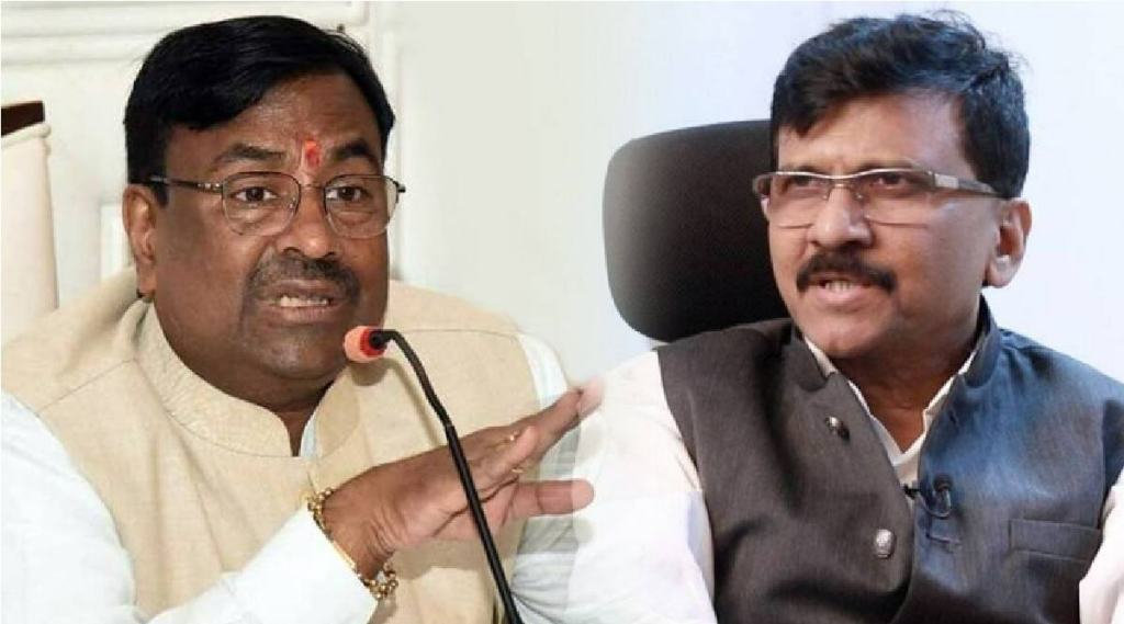 sudhir mungantiwar and sanjay raut