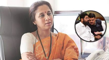 supriya sule on eknath shinde devendra fadnavis