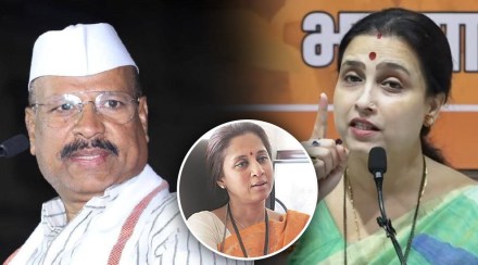 supriya sule vs abdul sattar chitra wagh ncp protest